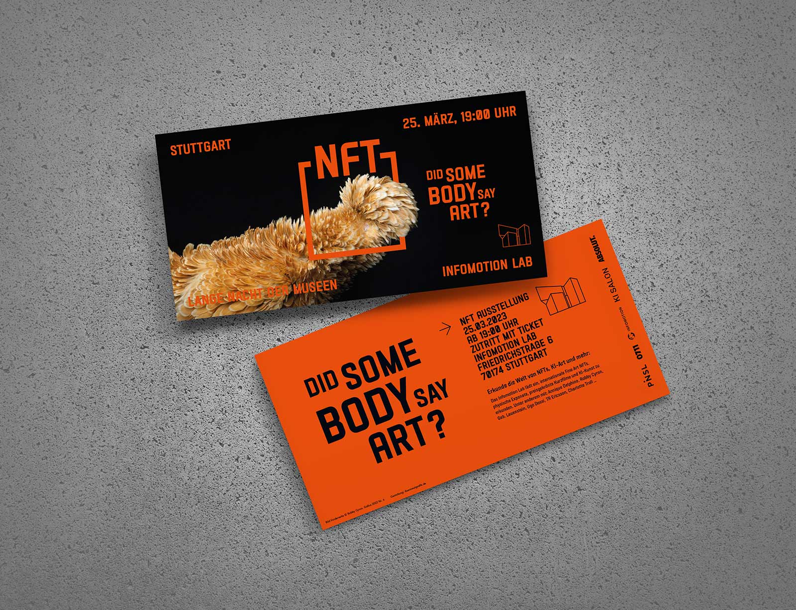 dg nft ausstellung flyer