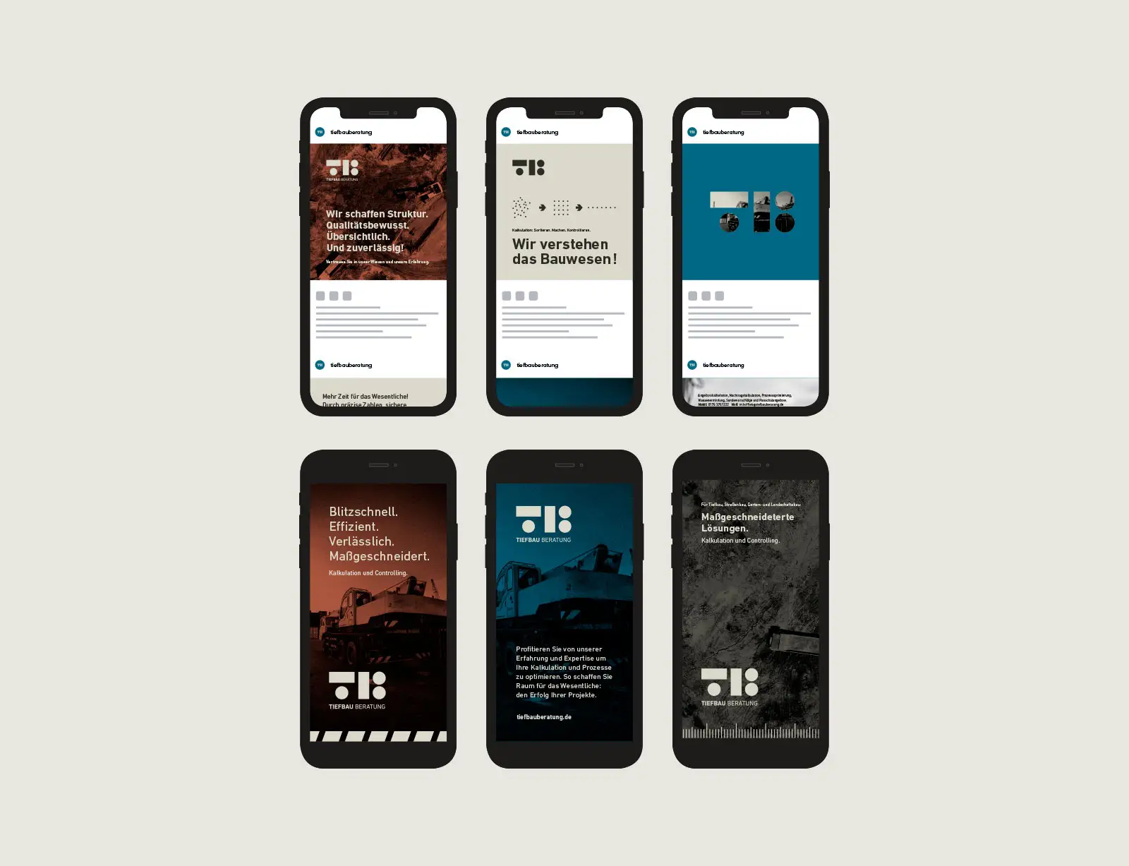 dg tiefbau beratung branding social