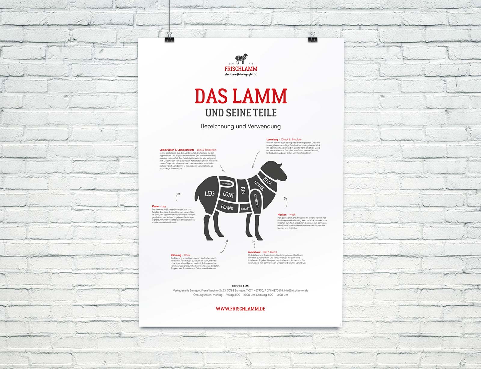 dg frischlamm poster