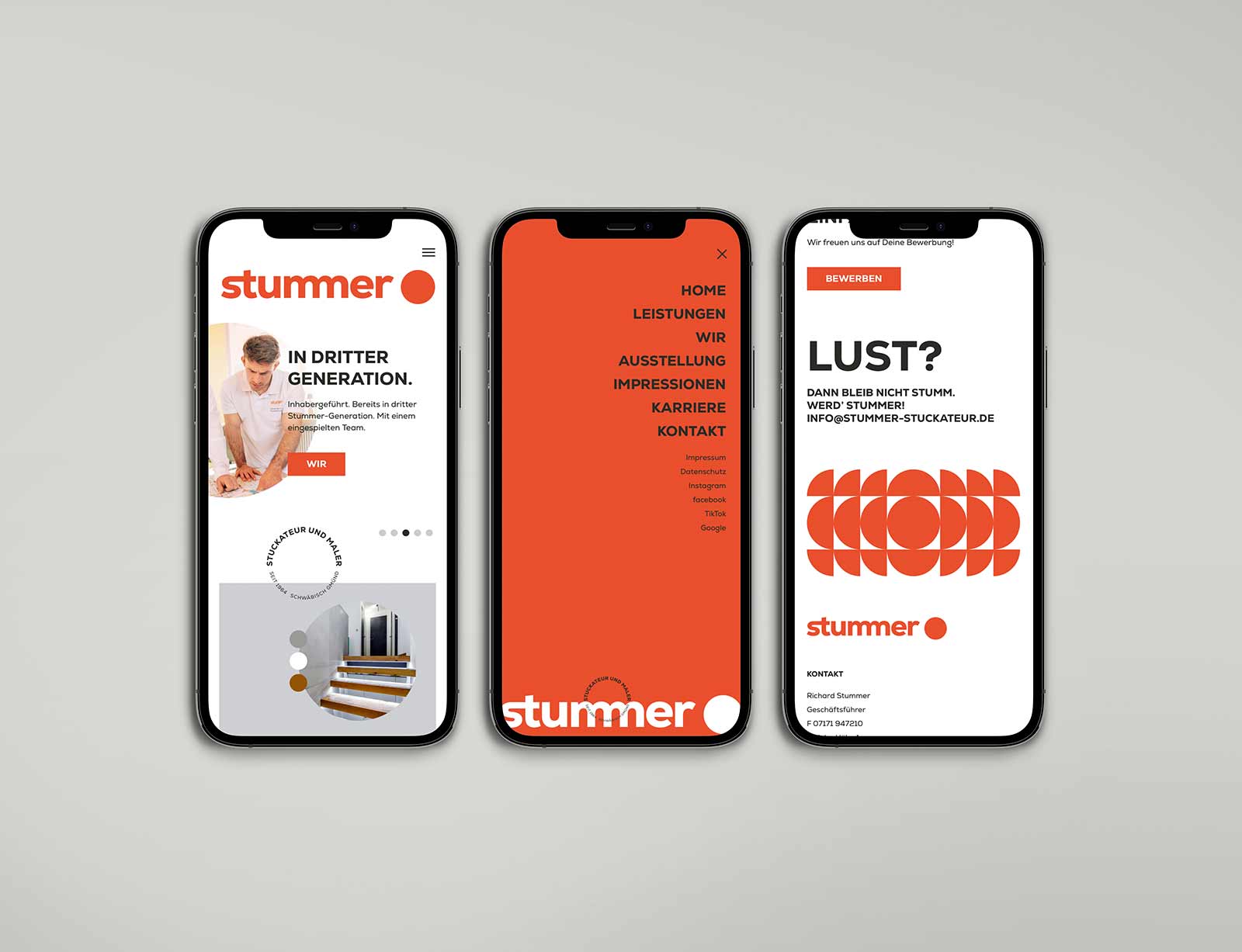 dg leistungen slide websites stummer mobil