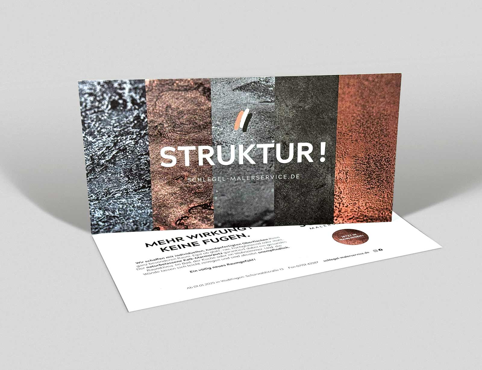 dg schlegel branding flyer struktur foto